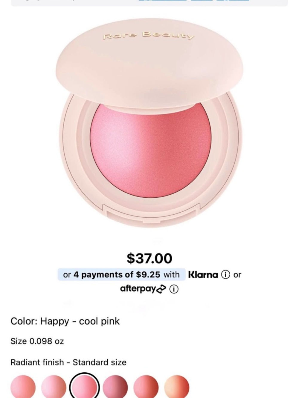 Brandnew Rare Beauty Blush
